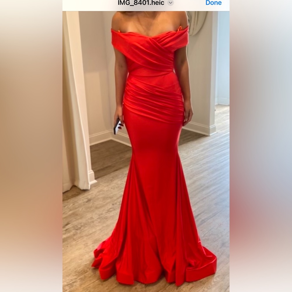 Jessica Angel Red Gown